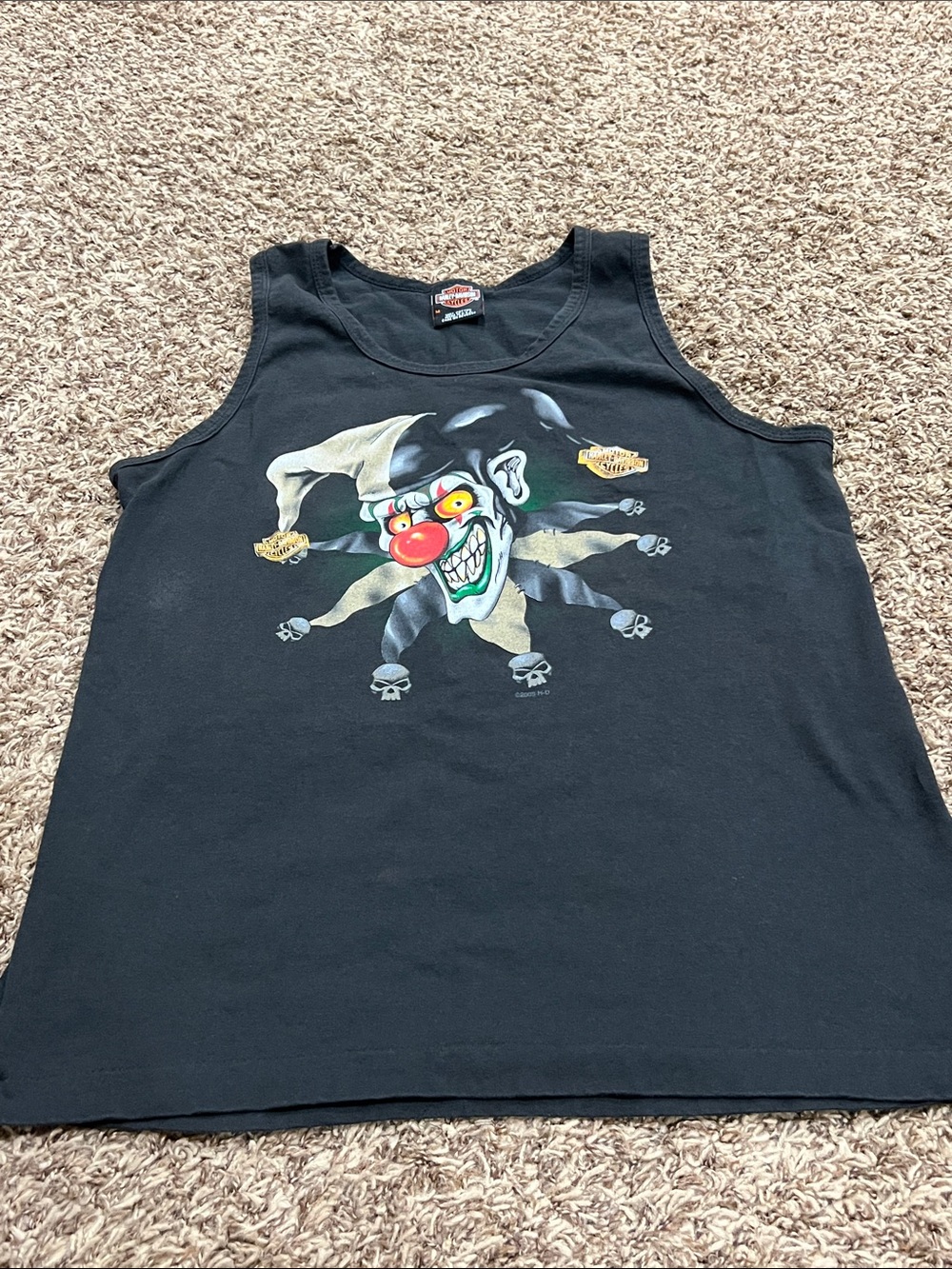 Harley Davidson Joker Nevada tank top sz M
